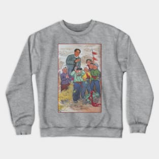 Mao and children Crewneck Sweatshirt